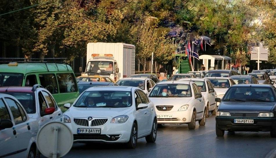 ترافیک سنگین در بزرگراه آزادی، کوثر و خیابان امام خمینی(ره) مشهد