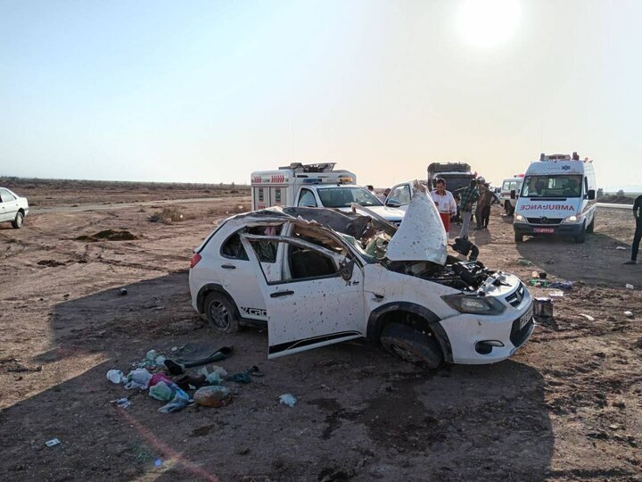 حادثه رانندگی در جاده مغان؛ ۵ مصدوم بدحال روانه بیمارستان شدند