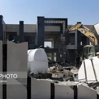 عکس/ تخریب ساخت و ساز غیرمجاز در ساوجبلاغ
