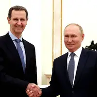 عکس/ دیدار پوتین و بشار اسد در روسیه
