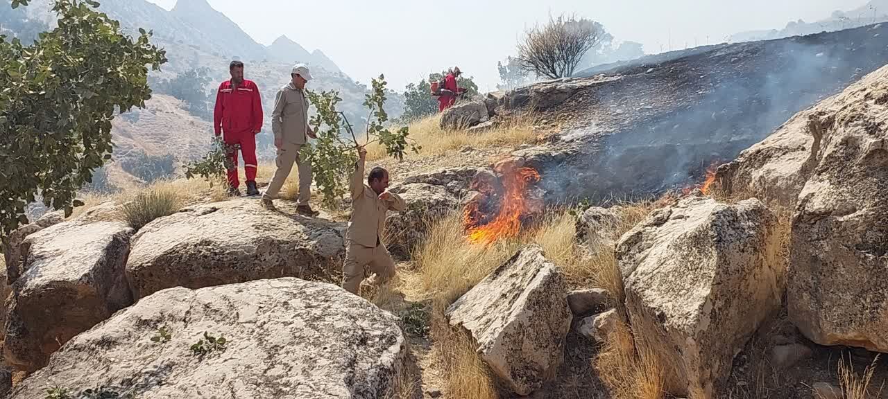 آتش مهیب کوه لار باشت پس از 4 روز مهار شد