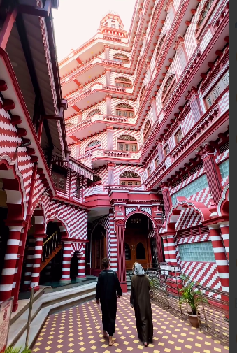 تصاویری از مسجد سرخ در سریلانکا