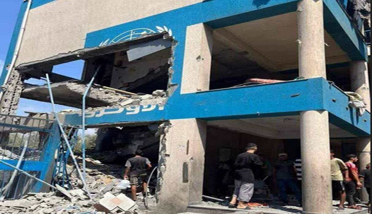 بمباران هشت مدرسه سازمان ملل در غزه