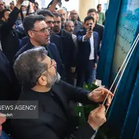 عکس/ افتتاح اَبَر پروژه فرهنگی یزد پس از ۱۵ سال