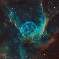  سحابی زیبای helmet در فاصله ی ۱۱ هزار سالِ نوری از زمین