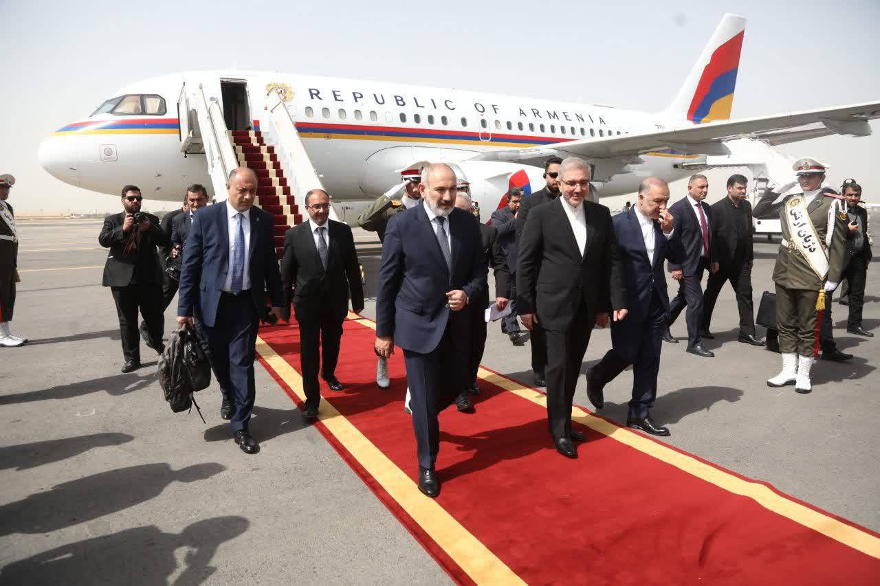 عکس/ ورود نخست‌وزیر ارمنستان به تهران
