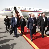 عکس/ ورود نخست‌وزیر ارمنستان به تهران
