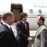 ورود نخست‌وزیر گرجستان به تهران برای شرکت در مراسم تحلیف 