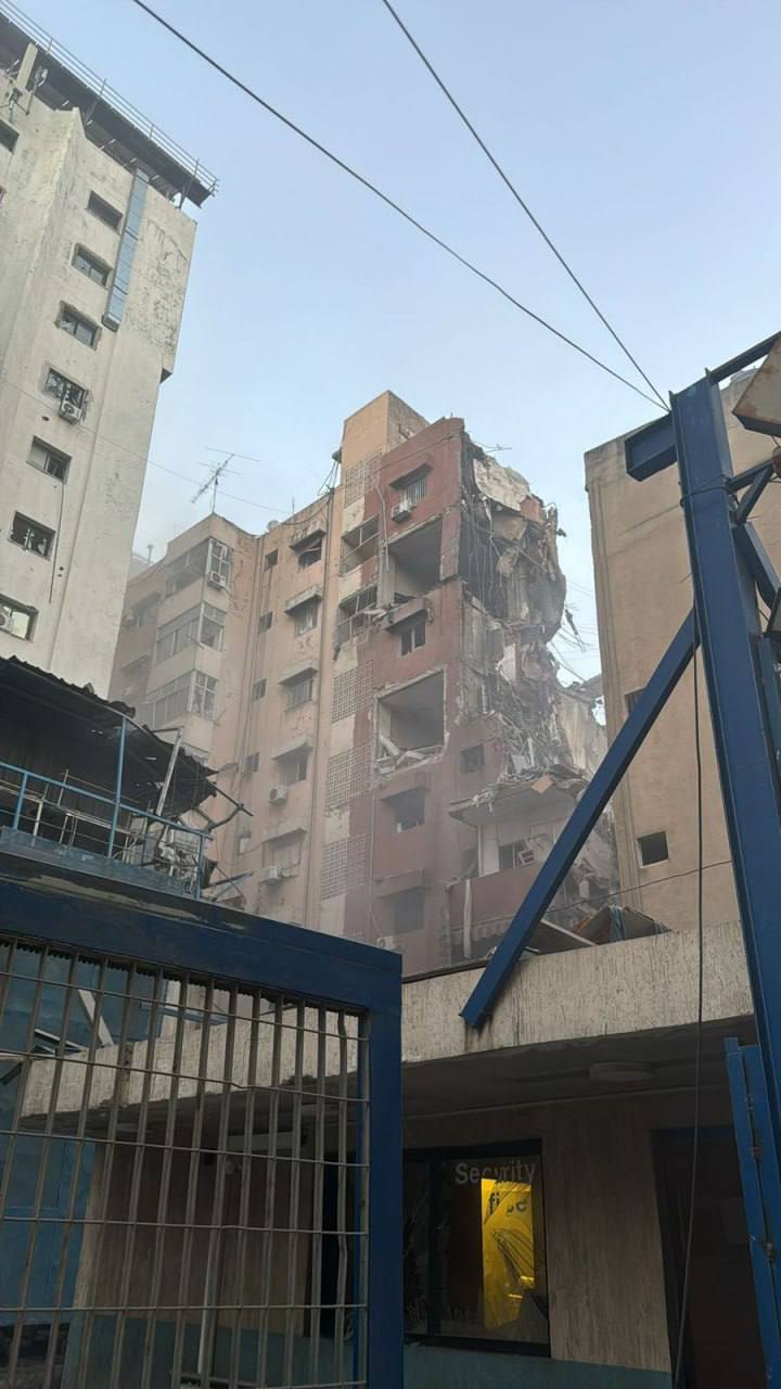 حمله هوایی به ضاحیه بیروت؛ اسرائیل مدعی هدف قرار دادن مرد شماره ۲ حزب‌الله شد