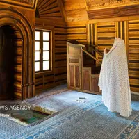 عکس/ دهکده و مسجد چوبی زیبای نیشابور