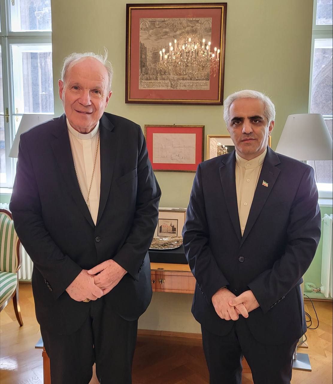 دیدار سفیر ایران با اسقف اعظم وین