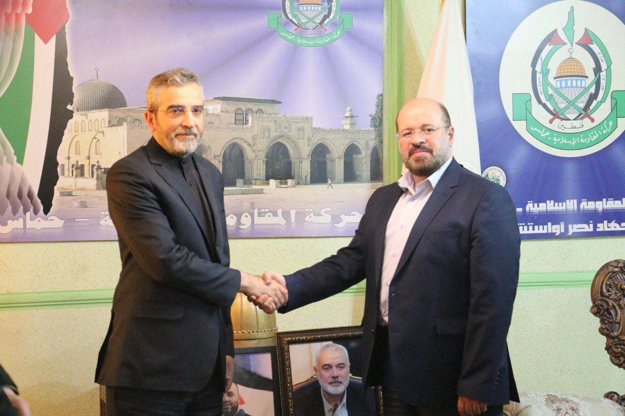 عکس/ حضور باقری در دفتر حماس در تهران