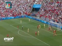 گل اول مراکش به اسپانیا از روی نقطه پنالتی