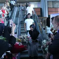 ورود ورزشکاران المپیکی به تهران 