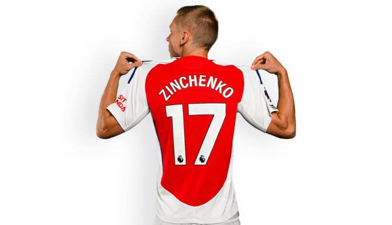 شماره پیراهن جدید زینچنکو در آرسنال