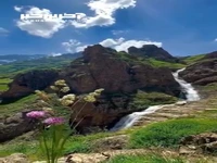 آبشار سیاه چشمان در مازندران