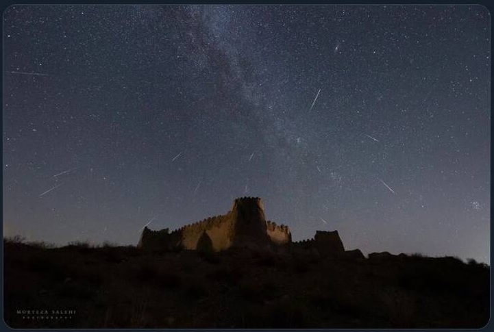 بارش شهابی برساوشی در آسمان کرمان