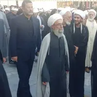 پیکر همسر آیت‌الله شبیری زنجانی در حرم حضرت معصومه(س) به خاک سپرده شد