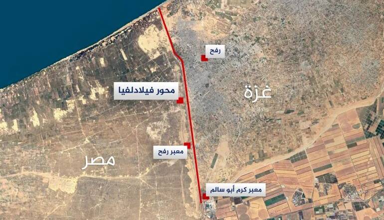 پیشنهاد مصر و قطر برای خروج اشغالگران از محور «فیلادلفیا»