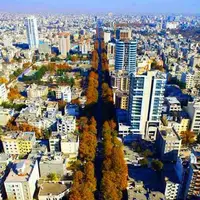 نمایی هوایی زیبا از شهرک غرب مشهد