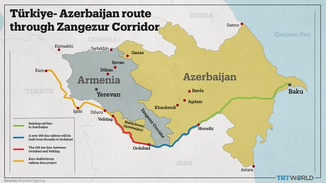 واکنش برخی نمایندگان به اظهارات مقامات روس/ عزیزی: کریدور زنگزور خط قرمز ایران است