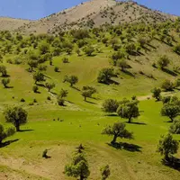 منطقه زیبای تنگه شمیران ایوان معروف آکواریوم طبیعی