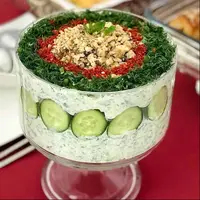 ماست و خیار قرتی و خوشمزه