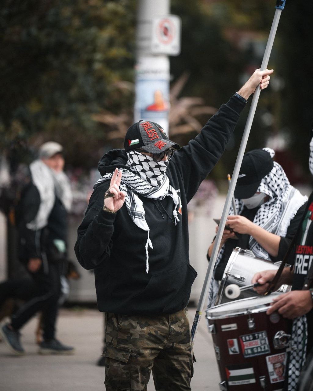 همبستگی دانشجویان دانشگاه اتاوا در کانادا با ملت فلسطین 