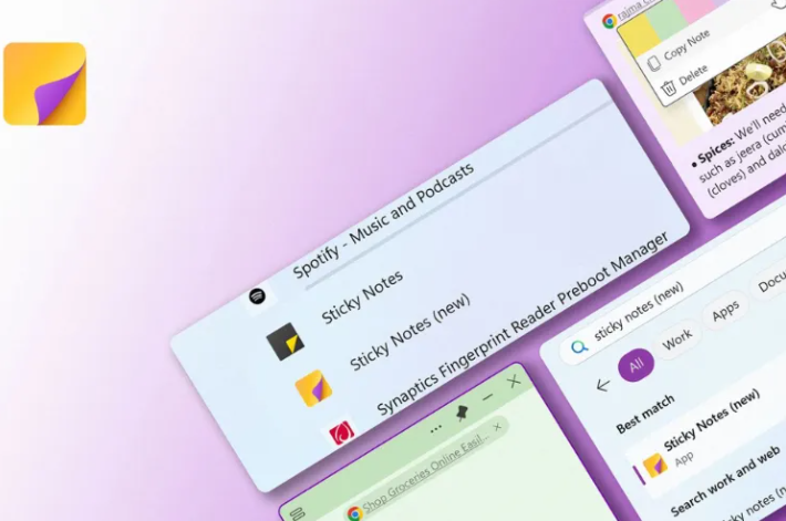 با آپدیت جدید مایکروسافت، استفاده از استیکی‌نوت در ویندوز آسان‌تر می‌شود