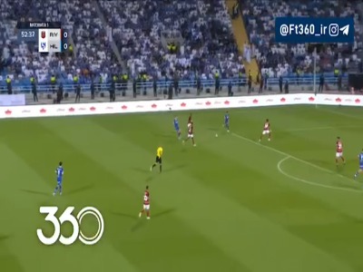 گل اول الهلال توسط الدوساری؛ الریاض 0-1 الهلال