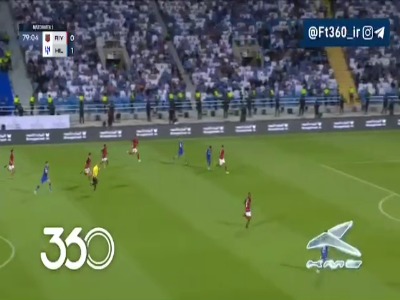 گل دوم الهلال توسط میتروویچ؛ الریاض 0-2 الهلال