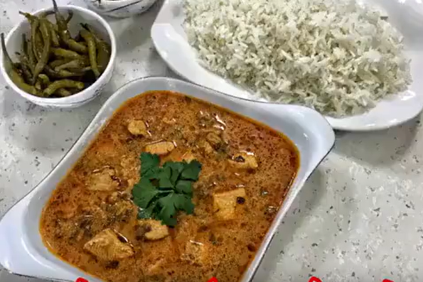 آموزش طبخ خورشت ماست هندی