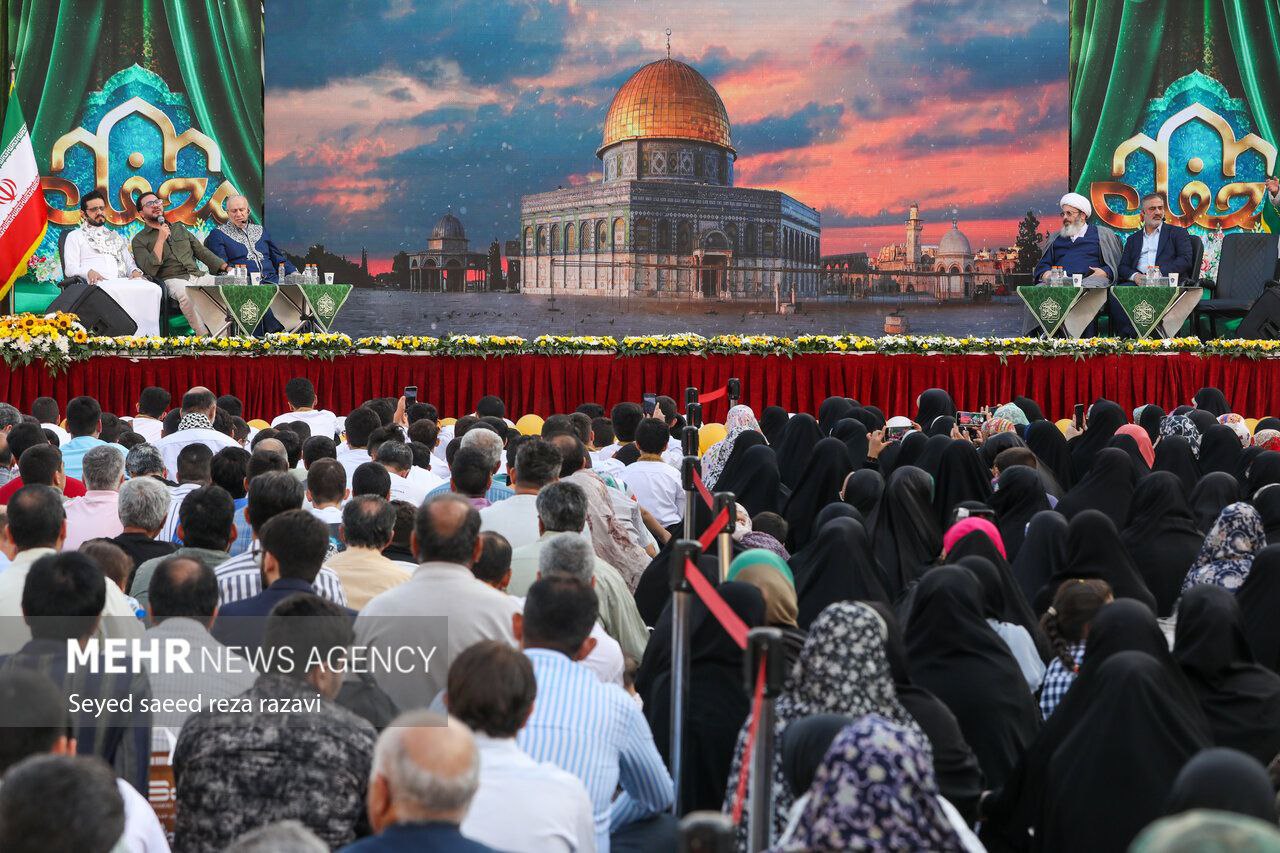 محفل بزرگ قرآنی «علی حب النبی(ص) حامی فلسطینم»