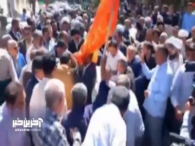 استقبال از امام جمعه شهرکرد که دیروز توسط رهبر انقلاب منصوب شد