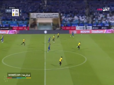 گل سوم الهلال به الاتحاد توسط سالم الدوساری