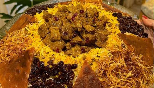 طرز تهیه عدس پلو با گوشت تکه ای به روش رستورانی
