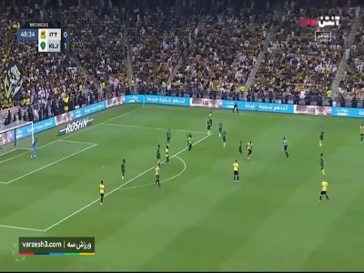 گل اول الاتحاد به الخلیج توسط بنزما