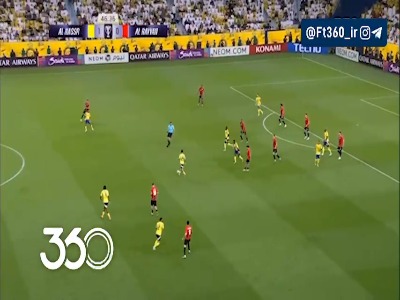 گل آفساید رونالدو در دقیقه 46؛  النصر 1-0 الریان