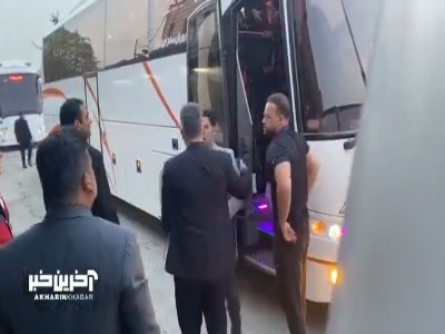 ورود کاروان پرسپولیس به استادیوم شهرقدس