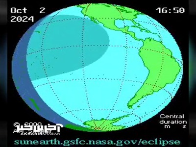 وقوع‌ دومین خورشیدگرفتگی امسال به صورت حلقوی