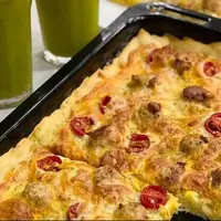 طرز تهیه پیتزا سیر و مرغ 