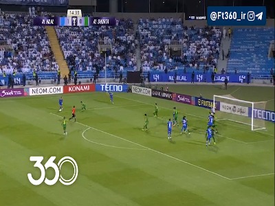 گل دوم الهلال توسط میتروویچ؛الهلال 2-0 الشرطه