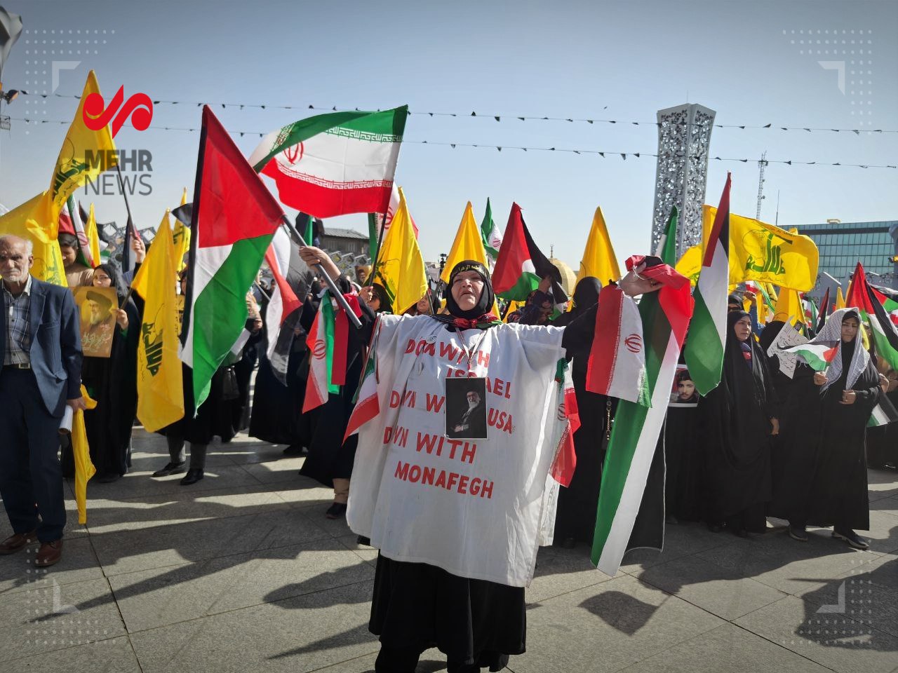 طنین «لبیک یا حیدر» در میدان امام حسین(ع) تهران
