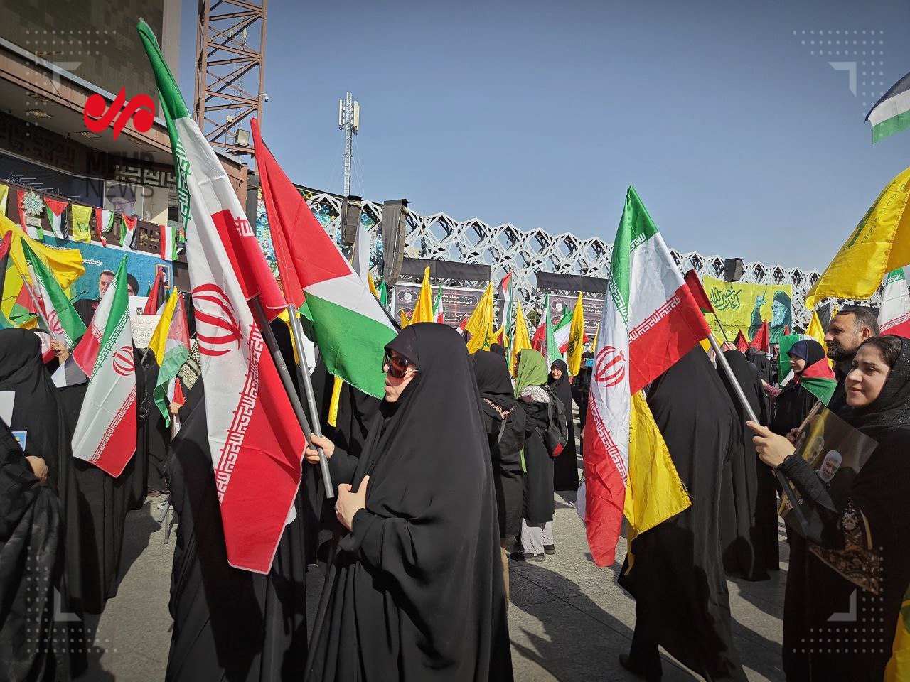 طنین «لبیک یا حیدر» در میدان امام حسین(ع) تهران
