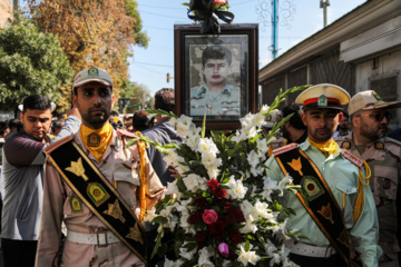 تشییع پیکر شهید مدافع وطن، «هادی جوادی» در اردبیل