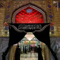 حرم امام علی(ع) سیاه‌پوش شد