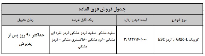 بخشنامه فروش فوری خودروی کوییک منتشر شد