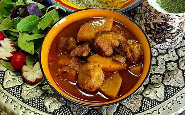 خورش به آلو خوشمزه ترین غذای پاییزی