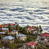 طبیعت روستای ییلاقی یخچال پشت ارتفاعات بابل 