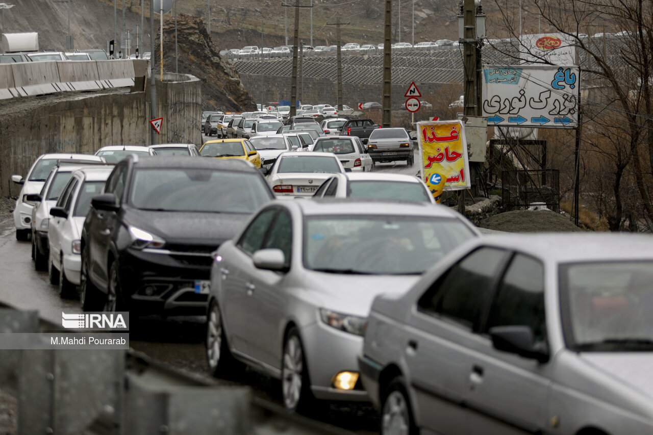 اعمال محدودیت‌های ترافیکی در آزادراه تهران-شمال